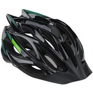 Kaski rowerowe - Kask rowerowy KELLYS Dynamic 019 Czarno-zielony MTB  rozmiar M/L) - miniaturka - grafika 1