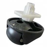 Akcesoria do odkurzaczy - Oryginalne koło przednie kółko obrotowe do Roborock Q7 Max S5 Max S7 czarne - miniaturka - grafika 1