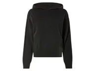 Bluzy damskie - esmara® Bluza damska z kapturem (S (36-38), Czarny) - miniaturka - grafika 1