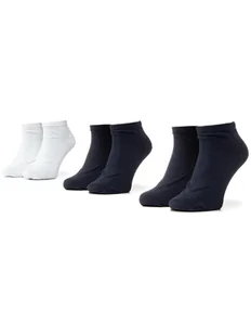 Kappa Zestaw 3 par niskich skarpet unisex 704275 Granatowy - Skarpetki damskie - miniaturka - grafika 1