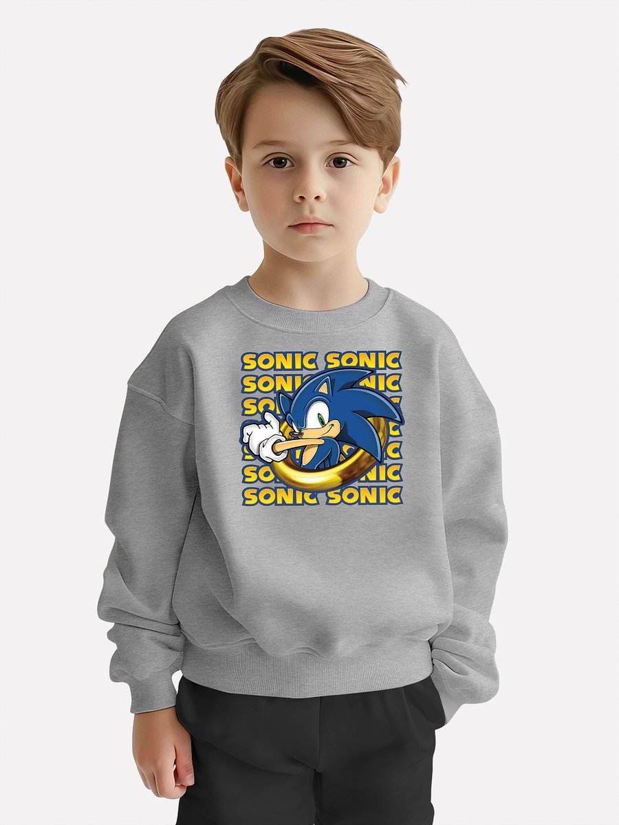 BLUZA DZIECIĘCA SONIC 104 MŁODZIEŻOWA WZORY PREZENT JAKOŚĆ