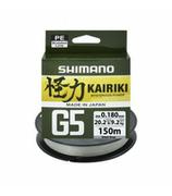 Żyłki wędkarskie - Plecionki Shimano Kairiki G5 Steel Gray 150m 0,18 mm - miniaturka - grafika 1