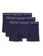 Spodenki damskie - Tommy Hilfiger Mężczyźni 3p Trunk Szorty, Niebieski (Peacoat-pt 409), XL, 3-pak - miniaturka - grafika 1