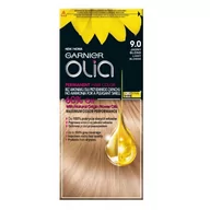 Farby do włosów i szampony koloryzujące - Garnier Olia 9.0 Jasny blond, farba do włosów bez amoniaku, 60% olejków - miniaturka - grafika 1