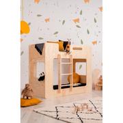 Łóżka dla dzieci i młodzieży - Piętrowe łóżko dziecięce 70x140 cm Simba – Adeko - miniaturka - grafika 1