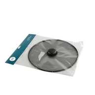 Pokrywki - Pokrywa/sito na patelnię z gałką 24 cm czarny ALTOMDESIGN - miniaturka - grafika 1