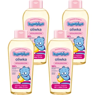 Bambino Oliwka Hipoalergiczna 300ml - Skóra Wrażliwa i Atopowa - Balsamy i oliwki dla dzieci Bambino Oliwka Hipoalergiczna 300ml - Skóra Wrażliwa i Atopowa - Balsamy i oliwki dla dzieci - miniaturka - grafika 1