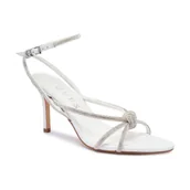 Sandały damskie - Guess Sandały na szpilce RAINEY4 | z dodatkiem skóry - miniaturka - grafika 1