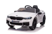 Pojazdy elektryczne dla dzieci - Pojazd Na Akumulator BMW M5 Biały - miniaturka - grafika 1