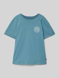 T-shirt z nadrukiem z logo - Koszulki dla chłopców - miniaturka - grafika 1