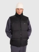 Kurtki męskie - 4F Bezrękawnik puchowy z wypełnieniem syntetycznym męski - czarny 3XL - miniaturka - grafika 1