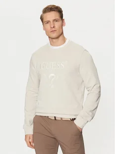 Guess Bluza M5RQ08 KCN01 Écru Regular Fit - Bluzy męskie - miniaturka - grafika 1