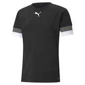 Koszulki męskie - PUMA PUMA Koszulka męska Teamrise Jersey Puma Black-smoked Pearl-puma White L 704932 - miniaturka - grafika 1