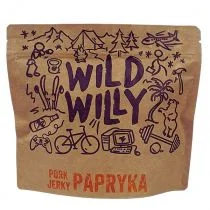 Wild Willy Suszona wieprzowina Pork Jerky Papryka 100 g - Pasztet i przetwory mięsne - miniaturka - grafika 1
