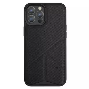 Uniq etui Transforma iPhone 13 Pro Max 6,7" czarny/ebony black MagSafe - Etui i futerały do telefonów - miniaturka - grafika 1