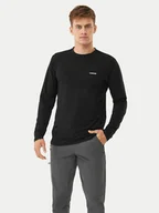 Koszulki męskie - Viking Longsleeve 500/25/9322 Czarny Regular Fit - miniaturka - grafika 1
