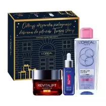 L''Oréal - Revitalift Laser X3 - Zestaw prezentowy do pielęgnacji skóry dojrzałej - Krem do twarzy na dzień 50 ml + Serum na noc 30 ml + Płyn micelarny 200 ml - Zestawy kosmetyków damskich - miniaturka - grafika 1