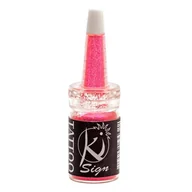 Scrapbooking - Ki-Sign Brokat do ciała, 7 ml, różowy neonowy UV - miniaturka - grafika 1