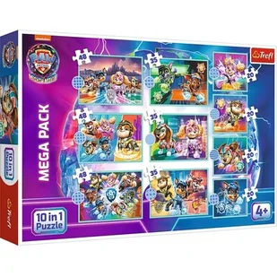 10 in 1 Puzzle  Paw Patrol Film - Pozostałe książki - miniaturka - grafika 1