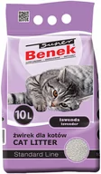 Żwirek dla kotów - Żwirek Benek Super Lawenda - 10 l (ok. 8 kg) - miniaturka - grafika 1