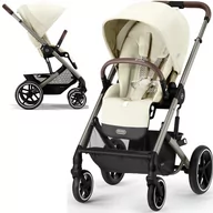 Wózki dziecięce - Cybex Balios S Lux 2.0 Seashell Beige (Stelaż Taupe) - miniaturka - grafika 1