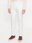 Spodnie męskie - Tommy Hilfiger Chinosy Bleecker MW0MW26619 Biały Slim Fit - miniaturka - grafika 1