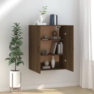 Regały - Szafka wisząca, brązowy dąb, 69,5x34x90 cm - miniaturka - grafika 1