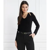 Swetry damskie - Karl Lagerfeld Sweter | Slim Fit - miniaturka - grafika 1