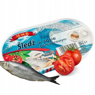 MK Konserwa Ryby Śledź 170G W SOSIE POMIDOROWYM SMACZNE TRADYCYJNE OMEGA3 - Konserwy i dania rybne - miniaturka - grafika 1