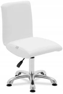 physa Krzesło kosmetyczne - 38 - 52 cm - 150 kg - białe LANCY WHITE - Krzesła i taborety kosmetyczne - miniaturka - grafika 1