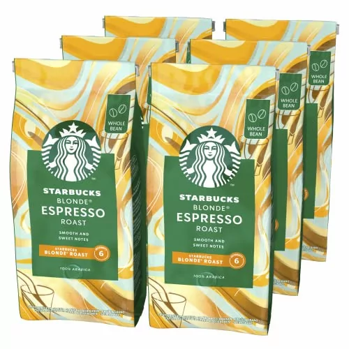 STARBUCKS Blonde Espresso Roast, Blonde Roast, Kawa Ziarnista 200g (6