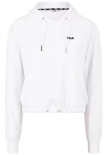 FILA Damska bluza z kapturem BAALBERGE Cropped Bright White, M, Bright White, M - Bluzy damskie - miniaturka - grafika 1