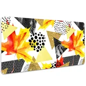 Podkładki na biurko - Podkładka na całe biurko Trójkątne abstrakcje 100x50 cm - miniaturka - grafika 1