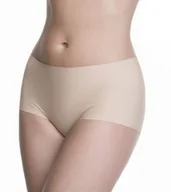 Komplety bielizny - Figi damskie bezszwowe z wysokim stanem BLISS MAXI Julimex naturalne  XL - miniaturka - grafika 1