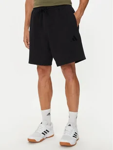 adidas Szorty sportowe ALL SZN French IX1247 Czarny Regular Fit - Spodenki męskie - miniaturka - grafika 1