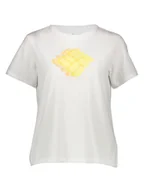 Koszulki sportowe damskie - Columbia Koszulka funkcyjna "Sun Trek" w kolorze białym - miniaturka - grafika 1