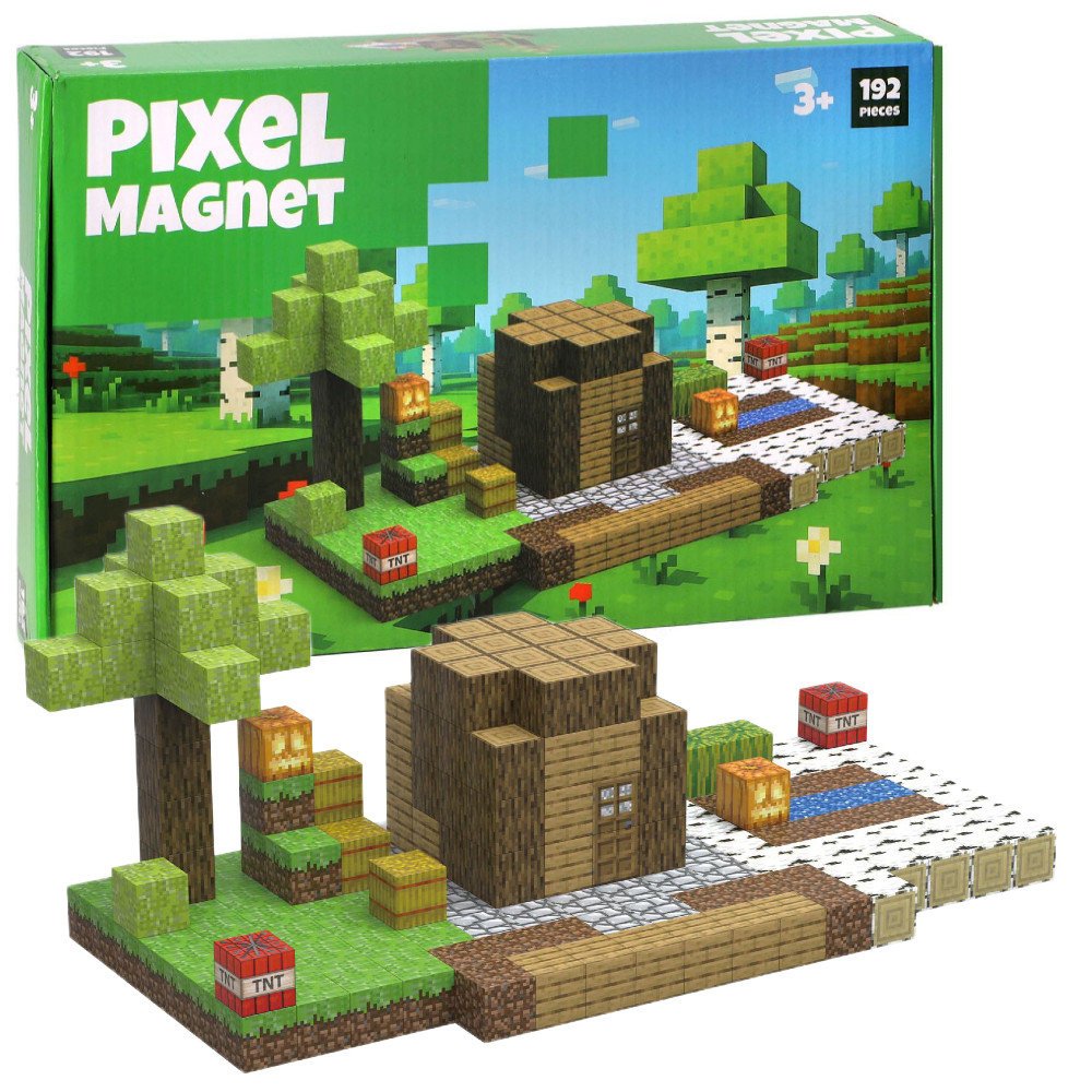 Pixel Magnetic Zestaw Klocki Magnetyczne 192 el. 55471