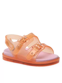 Buty dla dziewczynek - Melissa Sandały Mini Melissa Wide Sandal III 33405 Pomarańczowy - grafika 1