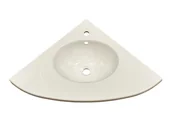 Umywalki - Umywalka narożna, asymetryczna, biała, 64 x 64 cm - miniaturka - grafika 1