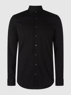 Koszula biznesowa o kroju slim fit z kołnierzykiem typu kent model ‘Bari’ - Koszule męskie - miniaturka - grafika 1