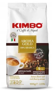 Kimbo Aroma Gold 100% Arabica 1kg kawa ziarnista - Kawa - miniaturka - grafika 1