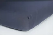 Prześcieradła dla dzieci - Prześcieradło Jersey Z Gumką 90x200 Grafitowe - miniaturka - grafika 1