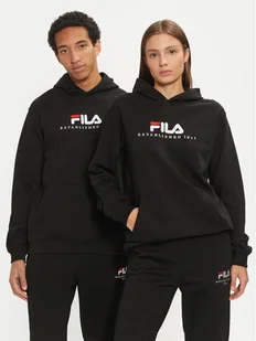 Fila Bluza Unisex Brunssum FAU0145 Czarny Regular Fit - Bluzy męskie - miniaturka - grafika 1