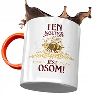 Kubki - Kubek Pomarańczowy dla Sołtysa Ten Sołtys Jest z Nadrukiem ze Zdjęciem + Opakowanie na prezent (wzór 04) - miniaturka - grafika 1