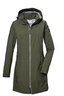 Kurtki damskie - G.I.G.A. DX Damska kurtka softshell Parka/Softshell z odpinanym kapturem GS 76 WMN SFTSHLL PRK, ciemnooliwkowa zieleń, 40, 42696-000 - miniaturka - grafika 1