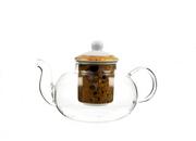 Zaparzacze i kawiarki - Dzbanek do herbaty, szklany  z zaparzaczem DUO The Kiss Gustav Klimt 1000 ml - miniaturka - grafika 1