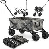 Wózki magazynowe - Wózek składany ogrodowy, plażowy, turystyczny HIGHER Camuflage - miniaturka - grafika 1
