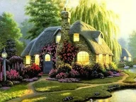 Malowanie po numerach - Diamentowa mozaika. Chatka 1005255 - Norimpex - miniaturka - grafika 1