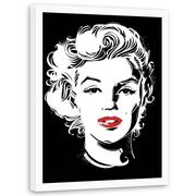 Plakaty - Plakat w ramie białej FEEBY Marilyn Monroe Pop Art, 50x70 cm - miniaturka - grafika 1