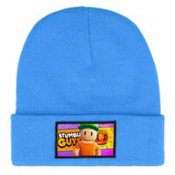 Czapki damskie - CZAPKA BEANIE ZIMOWA CIEPŁA NIEBIESKA DLA DZIECI MOTYW STUMBLE LEGENDS WZ - miniaturka - grafika 1